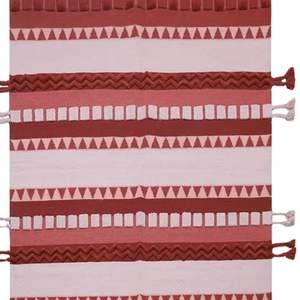 พรมผ้าคอตตอนเนื้อนุ่มคุณภาพสูงทำมือเป็นมิตรกับสิ่งแวดล้อมสำหรับสัตว์เลี้ยงซักได้สำหรับโซนที่นั่งแสนสบายพื้นที่สไตล์โบโฮ - Product Image 3