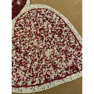 Salvamanteles con Cuentas Hecho a Mano, Decoración de Lujo para Comedor, Diseño Personalizado, Antideslizante, Duradero, Pieza Única, Regalo de Inauguración de Casa - Product Image 4