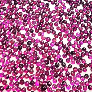 7072 Pcs Of Natural Rodolite Garnet 6mm Round Cabochon 7200 cts lot Iroc sales High quality gemstone loose stone for <b>jewellery</b> - Product Image 1