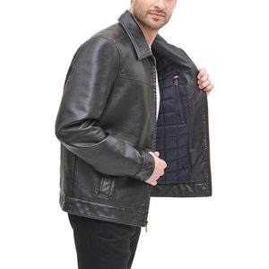Veste en cuir pour homme, streetwear, imperméable, design personnalisé, fabrication en usine, style unique, qualité supérieure, veste en cuir 100% pur - Product Image 6
