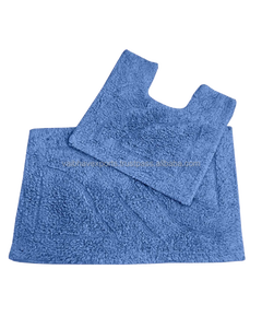 Vente en gros 100% coton imprimé tapis de bain qualité supérieure doux écologique anti-dérapant motif solide Style américain Vaibhav exportations - Product Image 2