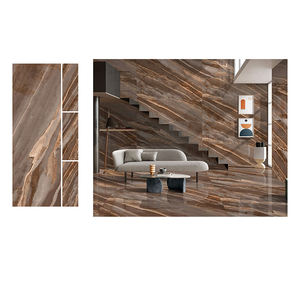 Carreaux de sol en porcelaine de luxe moderne pour salon, marbre brillant, entièrement polis, émaillés 600X1800mm - Product Image 1