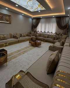 Asientos Orientales para el Suelo, Sofá Étnico, Sofá Árabe Majlis, Sofá Estilo Otomano, Conjunto Árabe Jalsa, Asientos Orientales de Lujo para el Suelo - Product Image 6