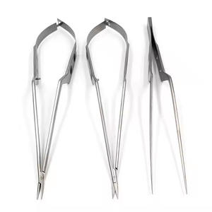 Juego de Tijeras Microquirúrgicas Dentales Profesionales |   Instrumentos de Precisión Castroviejo y Yasargil, Acero y Titanio, Manual - Product Image 5