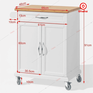 <b>Mini</b> kitchen cabinet with wheels - TB069 - Product Image 5