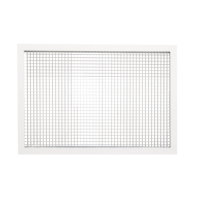 Grille en aluminium alvéolée moderne à haute efficacité, débit d'air réglable, finitions personnalisables, option boîtier de plénum, filtre EU2, garantie 1 an