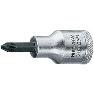 หัวไขควง Gedore ขนาด 1/2 นิ้ว แบบ Pozidriv ประเภทสินค้า: หัวไขควง - Product Image 1