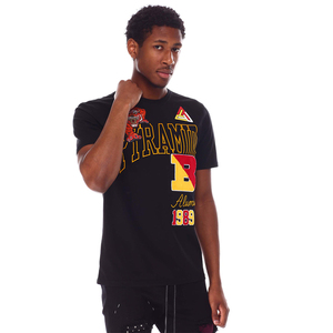 Camiseta de algodón de manga corta para hombre, camisa con estampado de pantalla de diseño hip-hop - Product Image 2