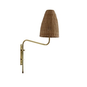 Bamboo Weaving <b>wall</b> Lamp Creative Handmade Rattan Bedroom Restaurant Bedside <b>Desk</b> Lights lamp Table Light for home - Product Image 5