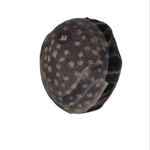 Perruque et toupet 100% cheveux humains, cheveux vierges chinois Remy, prothèse Taz Hair BD Lace Front Water Wave - Product Image 4