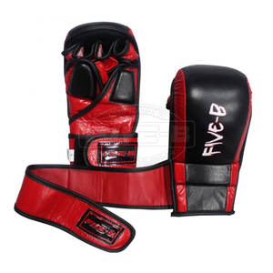 Gants de sparring MMA en cuir durable avec surpiqûres pour un entraînement prolongé, ajustement confortable, écologiques et légers - Product Image 5