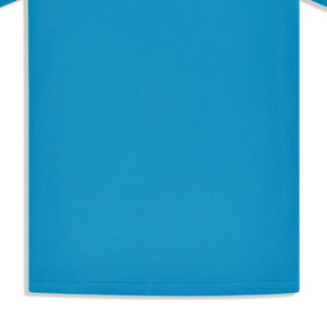 Camiseta de punto personalizable 100% algodón, cuello redondo liso verde azulado básico, transpirable, 220 gramos, logotipo informal de alta calidad - Product Image 6