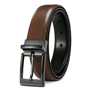 Nuevo Cinturón de Cuero Vacuno 100% Genuino con Longitud y Diseño Personalizados, Unisex para Hombre y Mujer con Hebilla de Acero - Product Image 2