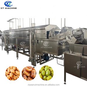 Công Nghiệp Liên Tục Nồi Chiên Máy PLC Điều Khiển 304 Thép Không Gỉ Thực Phẩm Nồi Chiên Cho Đậu Phọng Đậu Cá Đầy Đủ Tự Động Máy Chiên - Product Image 1