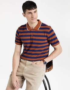 เสื้อโปโลสำหรับผู้ชายเสื้อโปโลผ้า12% โพลีเอสเตอร์ผ้าสแปนเด็กซ์สั้นลำลองไซส์พิเศษแห้งเร็วสั่งพิมพ์ลาย88% - Product Image 5