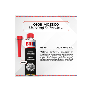 สารเติมแต่งน้ำมันเครื่องสังเคราะห์ Mos2 300 สำหรับรถยนต์เบนซินและดีเซล - Product Image 1