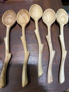 Cuillère en bois Ustensile en bois naturel du Vietnam pour manger et servir Cuillère en bois pour restaurants hôtels et distribution au détail - Product Image 3