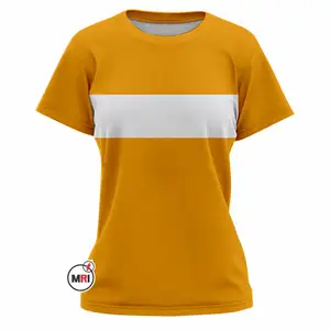 Оптовая продажа, женские футболки с коротким рукавом, коричневые, белые, оранжевые, зеленые футболки, в наличии в Пакистане