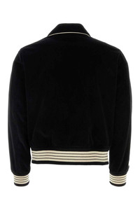 Veste universitaire en toile à col rond personnalisée, élégante pour hommes, fabriquée par Huzaifa Products - Product Image 4