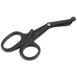 EMT & Medical Scissor กรรไกรปฐมพยาบาล,กรรไกรสำหรับพยาบาลขนาดใหญ่สีดำเคลือบฟลูออไรด์พร้อมใบมีดแบบไม่ติด