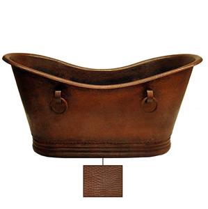 รองเท้าแตะทองแดงสองชั้นอ่างอาบน้ำหรูหรามีการออกแบบบรรจุภัณฑ์สำหรับห้องน้ำภายในและภายนอก - Product Image 1