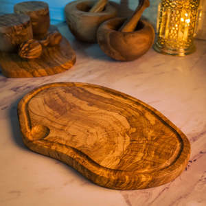 Planche à découper en bois d'olivier écologique - Product Image 4