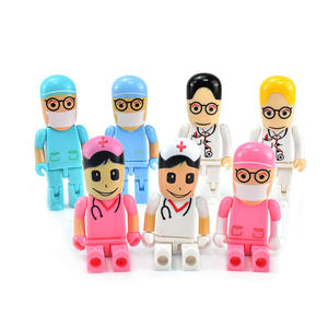 Clé USB Docteur et Infirmière de Dessin Animé |   Clé USB 64 Go CLE |   Clé USB amusante pour le stockage et les cadeaux - Product Image 1