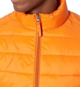 Venta al por mayor de logotipo personalizado de gran tamaño ligero resistente al agua con capucha hombres abrigos Puffer chaquetas - Product Image 4