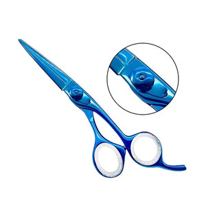 Kéo Tóc Chuyên Nghiệp Bán buôn chất lượng tốt vật liệu thép không gỉ màu sắc khác nhau sắc nét lưỡi tip cho vẻ đẹp sử dụng - Product Image 4