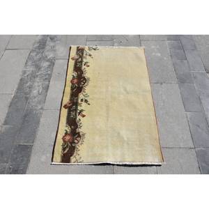 ชุดพรมขนสัตว์สไตล์ตุรกีสำหรับห้องนั่งเล่นห้องนอนห้องโถงพรมขนสัตว์งานปะติด3.9ft เบจสีน้ำตาล2.6 x แบบคลาสสิก - Product Image 1