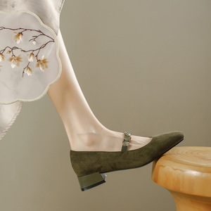 Escarpins à talons hauts et plateforme à bout pointu pour femmes, en cuir souple, confort toute la journée pour le travail - Product Image 5