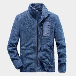 Fabricant de vêtements sur mesure à col montant OEM par Hosten Greek Enterprises Sherpa Fleece Jackets Winter Casual Streetwear - Product Image 1