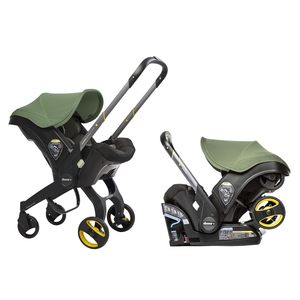 Meilleur prix réduit pour le siège auto et la poussette Doonas avec base Latch, vert désert - Système de voyage tout-en-un - Product Image 1