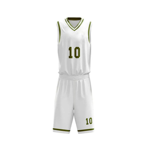 Ensembles de maillots de basket-ball respirants double face Plus Size Style différent Uniforme de basket-ball fabriqué au Pakistan - Product Image 5