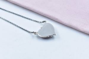 Fait à la main Rose Dahlia Turquoise Collier en argent Sterling 18 pouces chaîne réglable Boho déclaration bijoux - Product Image 3