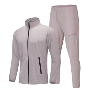 Nuevo chándal de nailon de secado rápido de Color de contraste para exteriores de alta calidad para hombres, cortavientos de agua Suana, capucha reflectante, estilo deportivo - Product Image 2