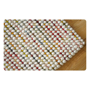 พรมผ้าฝ้ายโบฮีเมียนทอมือขนาด50x80ซม. หรูหราพรมบ้านลายดอกไม้ผ้ากำมะหยี่เครื่องผลิตคุณภาพสูงพื้นที่ของคุณ - Product Image 1