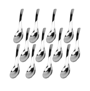 Cuchara de sopa de acero con espejo personalizada, juego de cubiertos de nuevo diseño personalizado de alta calidad, cuchara de sopa de boda personalizada - Product Image 3