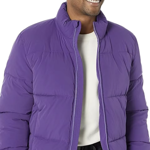 Veste matelassée à col montant pour homme, poids lourd, fabrication directe, nouvelle arrivée du Bangladesh, veste thermique matelassée d'hiver - Product Image 1