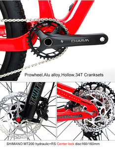 Bicicleta de Montaña Urbana de Alta Calidad, 12 Velocidades, Todoterreno, Cuadro de Fibra de Carbono de 29/27.5 Pulgadas, <span class=keywords><strong>Freno</strong></span> de Disco Hidráulico - Product Image 3
