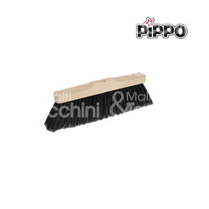 ESCOBA DE MADERA INDUSTRIAL PIPPO Ideal para entornos industriales Cerdas fuertes y duraderas Cerdas de PVC extra resistentes - Product Image 1