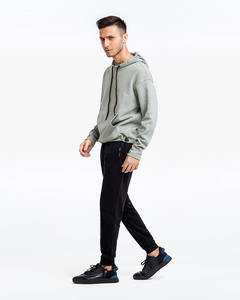 Sudadera con Capucha Informal para Hombre, Ligera, de Forro Polar, con Bolsillo Delantero, Ajustable, Corte Holgado, Elegante, Suave, para Uso Diario - Product Image 3