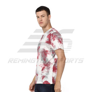 Tie Dye wholesale-t-shirt-made-In Pakistan Camiseta de manga corta de verano ropa de gimnasio - Product Image 5