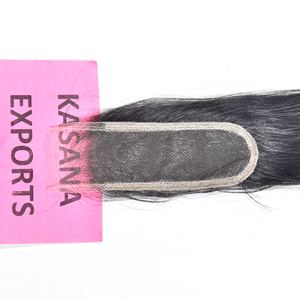 2*6 Closure vente en gros 100% paquets de cheveux humains bruts vietnamiens corps droit trame noire naturelle extensions de cheveux humains de haute qualité - Product Image 5