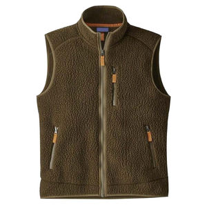 Fabricant OEM Veste en sherpa sans manches de haute qualité Gilet en polaire Respirant Veste en sherpa d'hiver pour hommes - Product Image 3