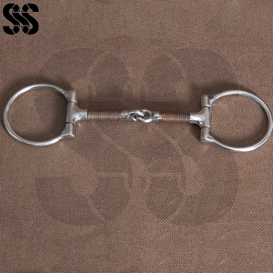 Premium Equestrian Mouth Snaffle Bits Stainless Steel Gentle Control <b>Stable</b> Side Support Customized Colors for Durable Riding - Product Image 4