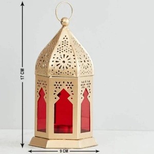 Moroccan Shaped Lanterns for Weddings & Festivals for Diwali <b>Temple</b> Decorative Cage Candle Holder Wedding Decorations - Product Image 3