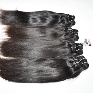 ผมแท้ 100% แบบตรง ดูเป็นธรรมชาติ สีดำ ไม่ผ่านการแปรรูป ผลิตโดยผู้ผลิตโดยตรง ไม่มีสารเคมี  แบบเป็นมัด - Product Image 3