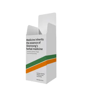 Scatola di imballaggio farmaceutico stampata personalizzata scatola di imballaggio farmaceutico per la salute scatole pieghevoli per dispositivi medici e farmaci