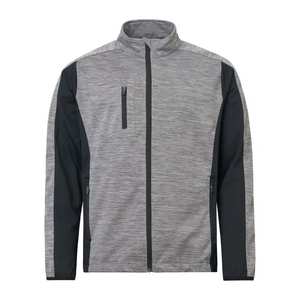 Chaqueta de Golf Softshell Cortavientos Resistente al Agua Transpirable con Cremallera Completa Ropa Deportiva de Alto Rendimiento para Uso en Exteriores - Product Image 1